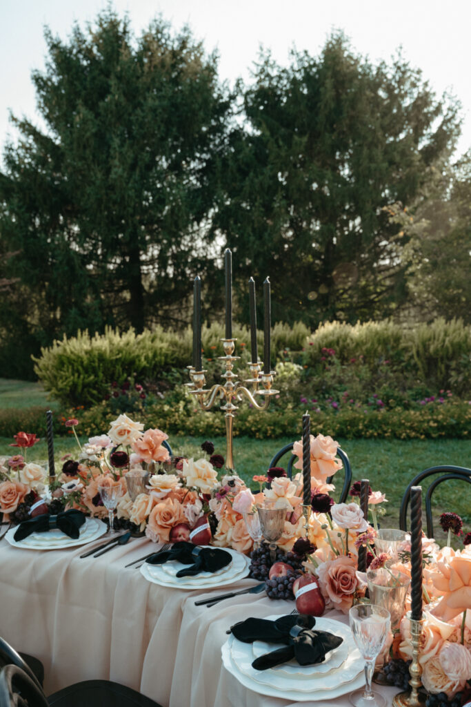 gorgeous outdoor wedding ceremony