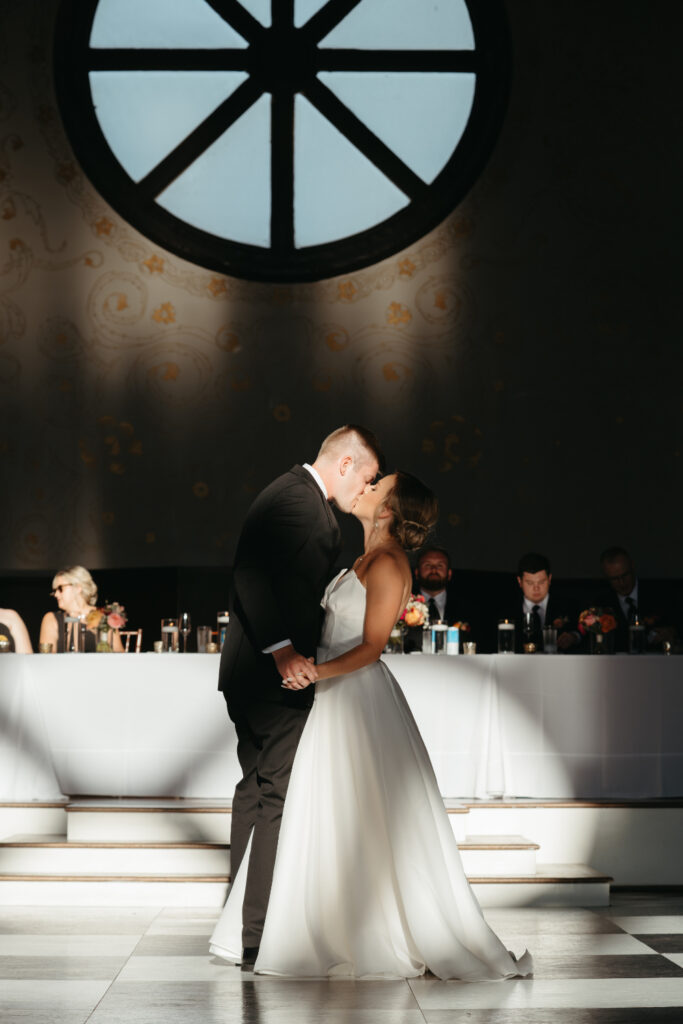 first dance at the palomar cincinnati wedding reception