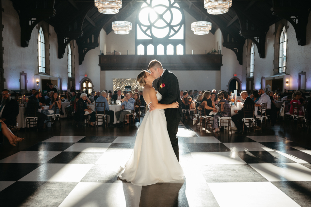 first dance at the palomar cincinnati wedding reception