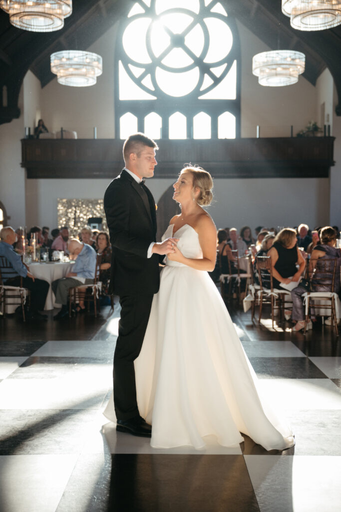 first dance at the palomar cincinnati wedding reception