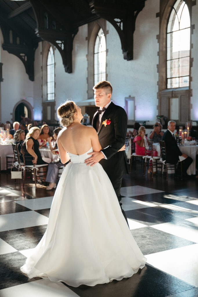 first dance at the palomar cincinnati wedding reception