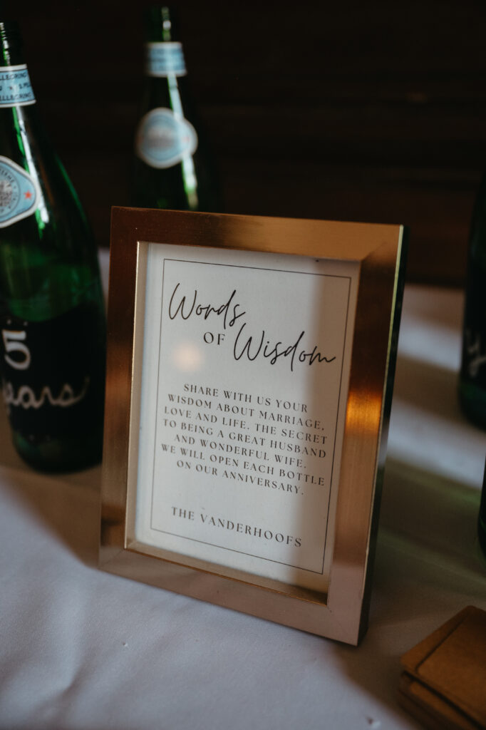 real-wedding-feature words of wisdom at a real wedding feature