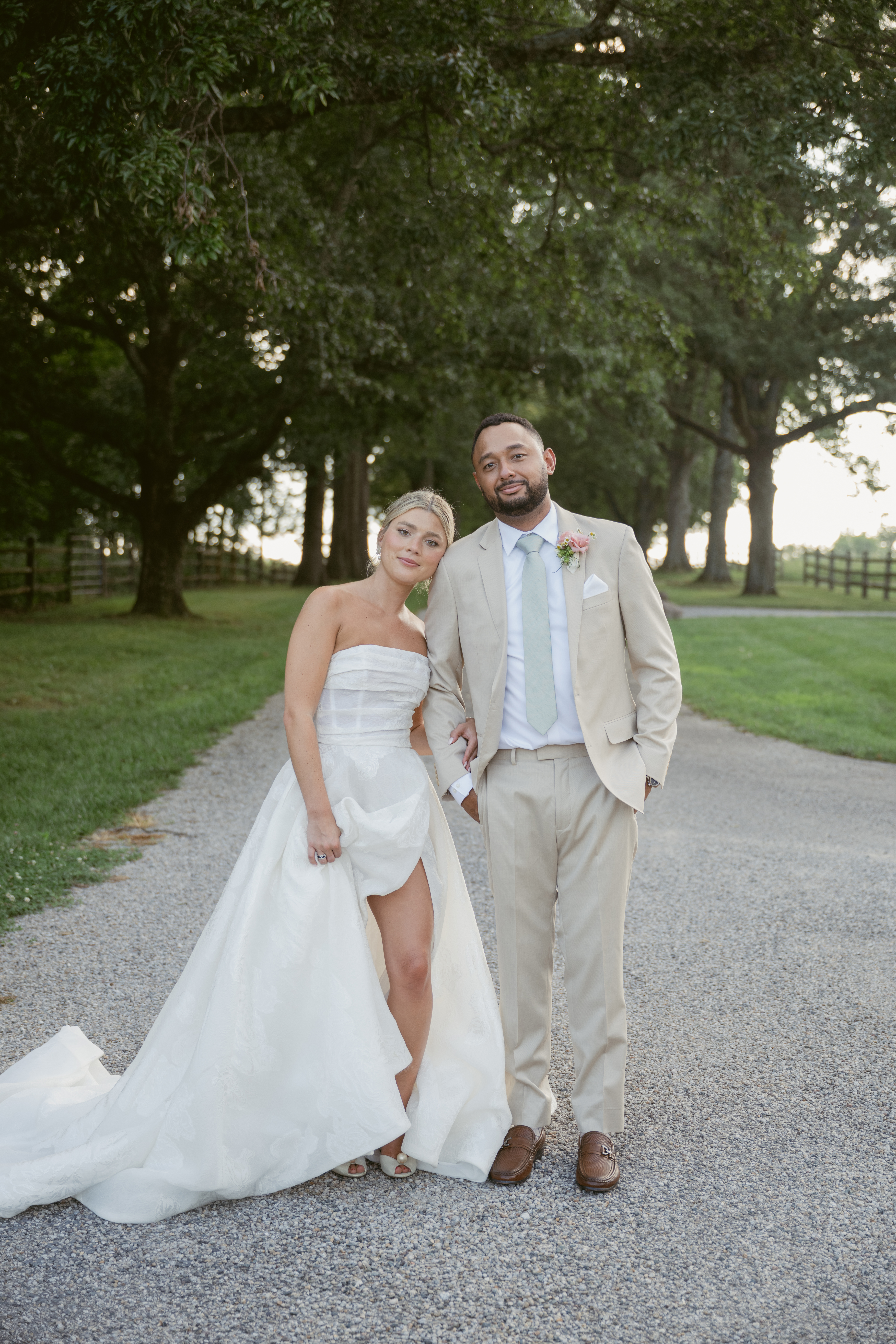 bride and groom wedding portraits